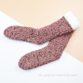 Fleece verdickte Lammfleischfleece mit mittleren Länge Socken